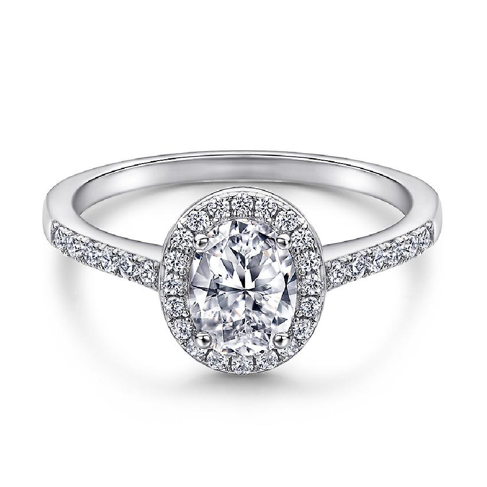 Silver Zircon Three-piece Set