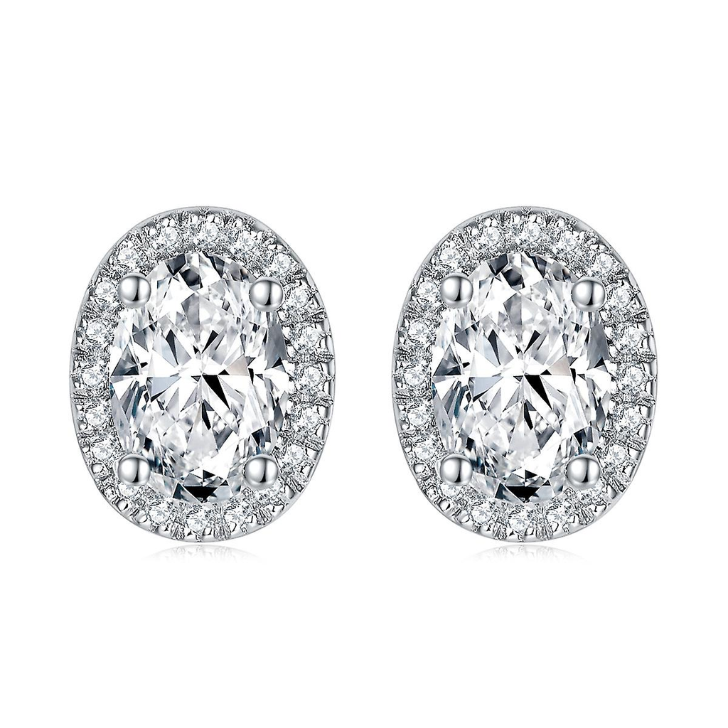 Silver Zircon Three-piece Set