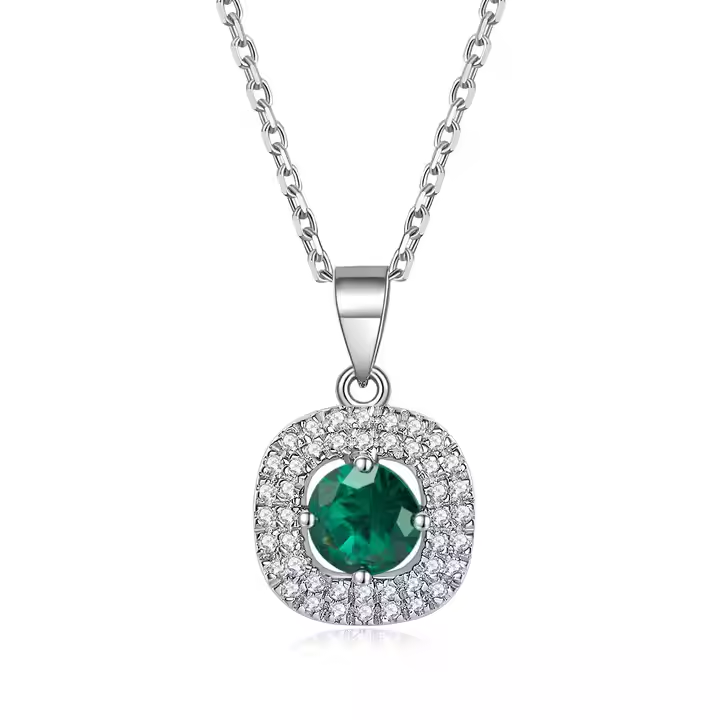 Green Zircon Necklace