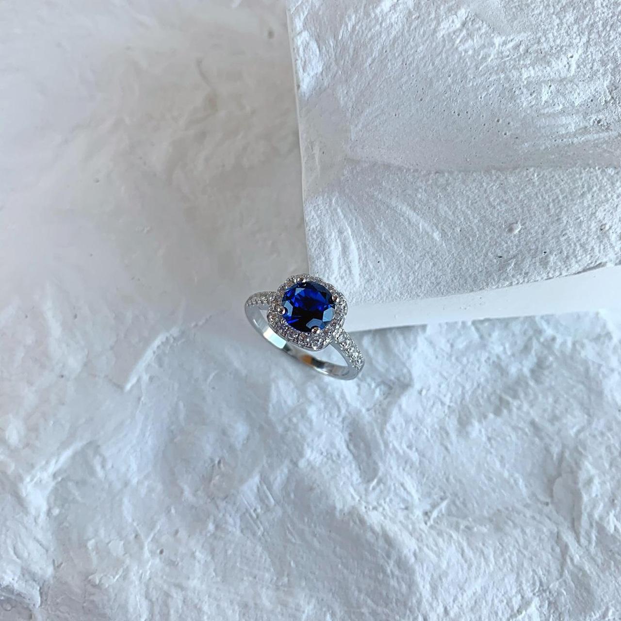 Sapphire Blue Women Ring