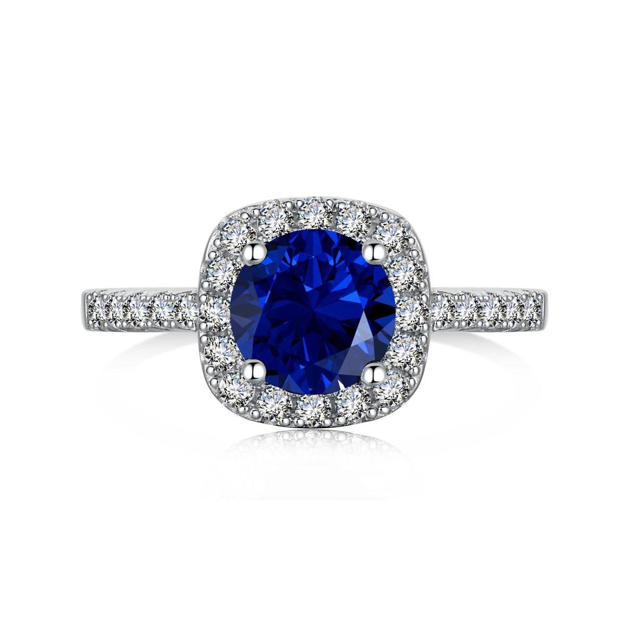Sapphire Blue Women Ring