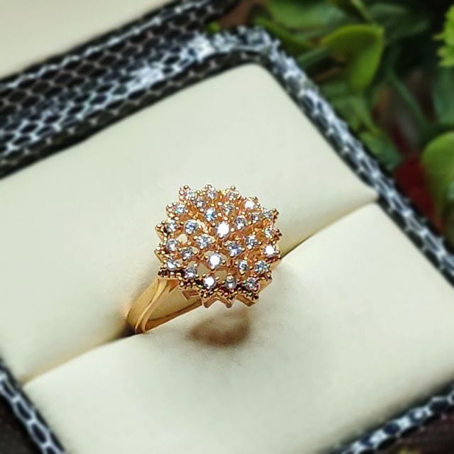 Diamond Cluster  Ring