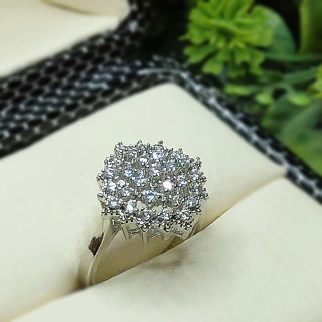 Diamond Cluster  Ring